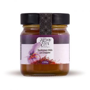 Βιολογικό Μέλι με Σαφράν 'ΑΞΙΟΝ ΕΣΤΙ' 250gr
