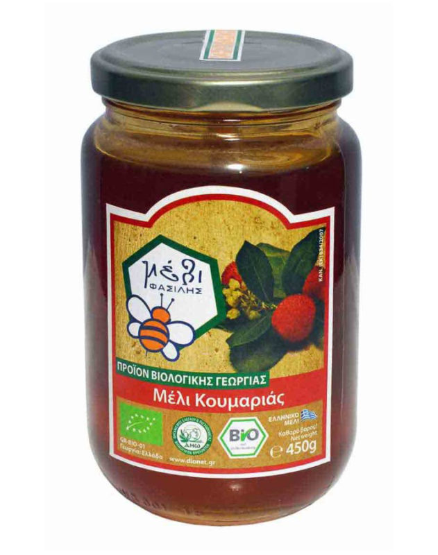 Βιολογικό Μέλι Kουμαριάς 'ΦΑΣΙΛΗΣ' 450gr