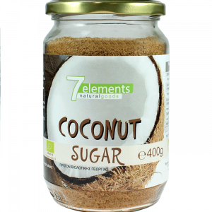 Organic Coconut Sugar '7Elements' 400grΒιολογική Ζάχαρη Καρύδας '7elements' 400gr