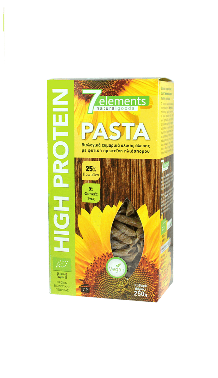 Organic High Protein Sunflower Pasta '7Elements' 250gr TERRA PURA