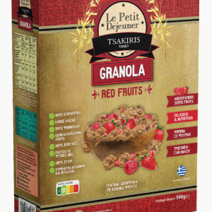 Δημητριακά Granola και Κόκκινα Φρούτα 'Tsakiris Family' 500gr