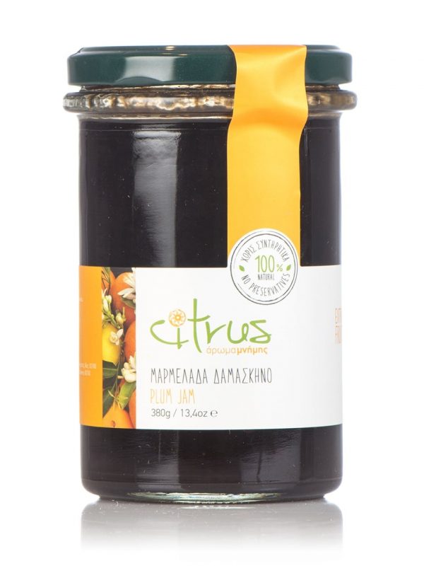 Χειροποίητη Μαρμελάδα Χίου με Δαμάσκηνο 'CITRUS' 250gr