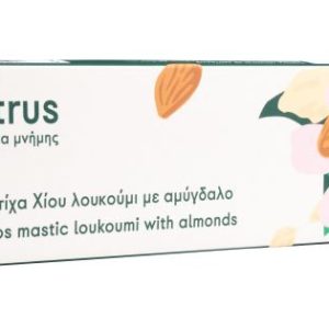 Παραδοσιακό Λουκούμι Μαστίχας Χίου Αμύγδαλο 'Citrus' 200gr