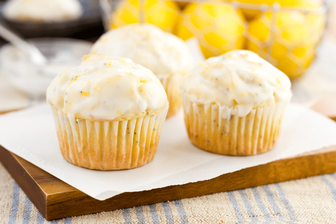 Muffins με λεμόνι και καρύδα