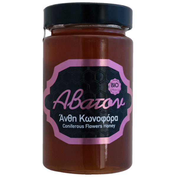 Βιολογικό Μέλι από Κωνοφόρα Άνθη 'Άβατον' 400gr