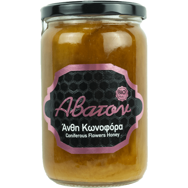 Βιολογικό Μέλι από Κωνοφόρα Άνθη 'Άβατον' 850gr