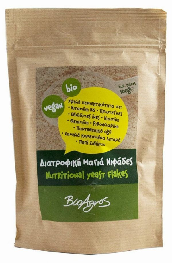 Organic Nutritional Yeast Flakes 'Bioagros' 100gr