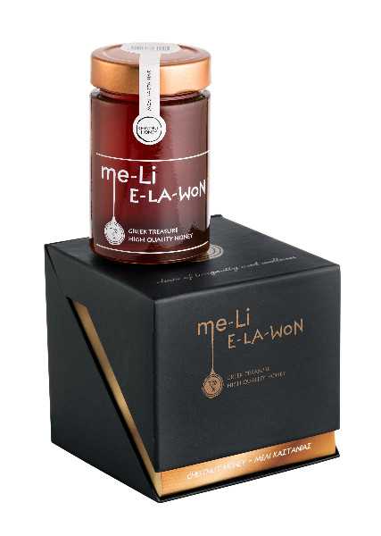 Μέλι me-Li Καστανιάς σε Πολυτελή Συσκευασία Δώρου 'E-la-won' 280ml