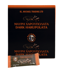 μαύρη χαρουπολάτα dark haroupolata