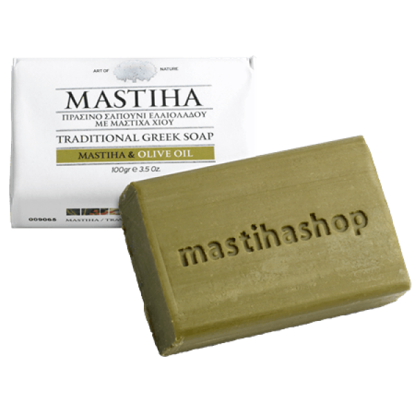 Πράσινο Σαπούνι με Μαστίχα Χίου 'MastihaShop' 100gr