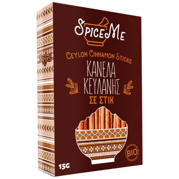 Organic Ceylon Cinnamon Sticks 'SPICE ME' 15gr