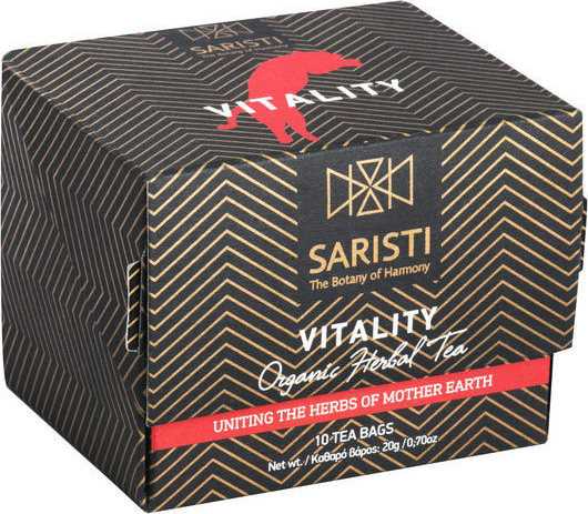 Τσάι Βοτάνων για Ζωτικότητα 'Vitality' SARISTI 10φακ 20gr