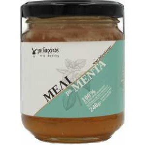 Μέλι με Αιθέριο Έλαιο Μέντας 'Γαϊδαράκος' 240gr