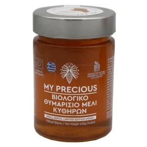 Organic Kytherian Thyme Honey 'My Precious' 420grΒιολογικό Θυμαρίσιο Μέλι Κυθήρων 'My Precious' 420gr