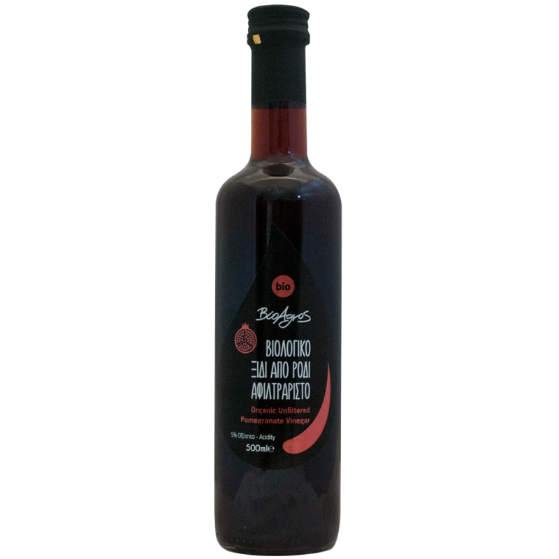 Organic Pomegranate Vinegar Βιολογικό Ξύδι από Ρόδι
