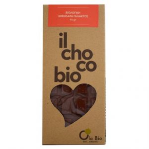 Organic Milk Chocolate OLA-BIO 90grΒιολογική Σοκολάτα Γάλακτος OLA-BIO 90gr