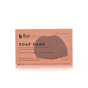 Exfoliating Soap with Cocoa Butter 'Biologos' Σαπούνι Απολέπισης Βούτυρο Κακάο 'Βιολόγος'