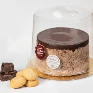 Round Halva Chocolate & Biscuits 'Halva of Drapetsona' 3Kgr Στρογγυλός Χαλβάς Κακάο-Mπισκότο 'Χαλβάς Δραπετσώνας' 3Kgr