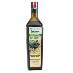 Organic Cretan Extra Virgin Olive Oil LATZIMAS 1L Βιολογικό Εξαιρετικό Παρθένο Ελαιόλαδο ΛΑΤΖΙΜΑΣ 1L